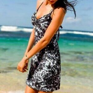 ATHLETA  ZUMMA CUT-OUT SWIM DRESS  SIZE SMALL